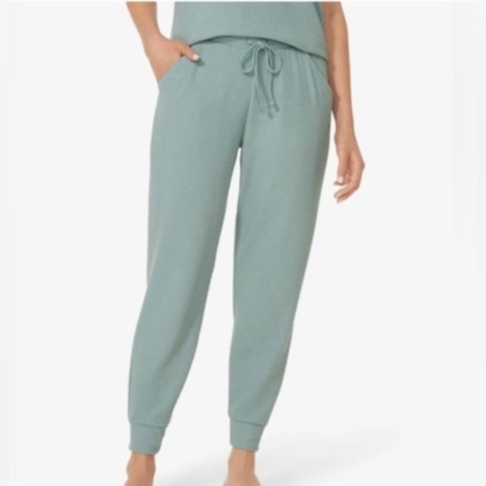 Tommy John Waffle Joggers - Color Lilly Pad - Women's size MEDIUM